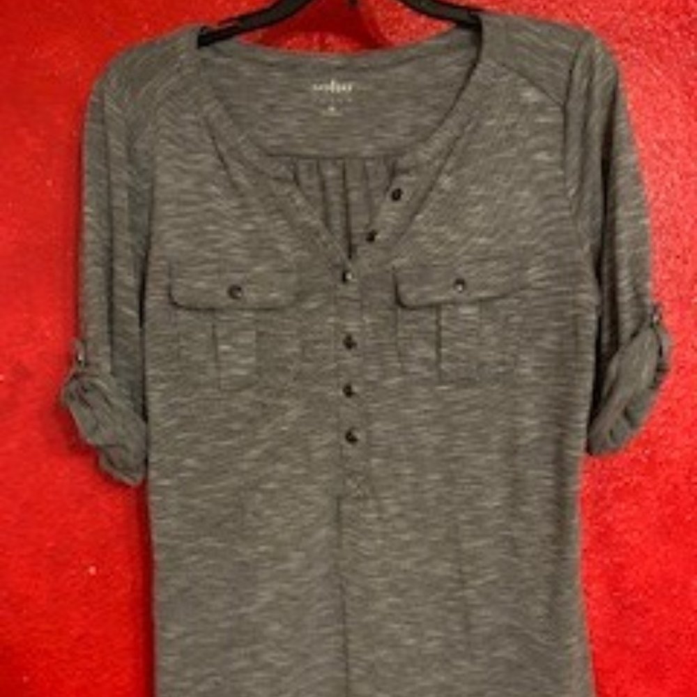Grey Casual Blouse